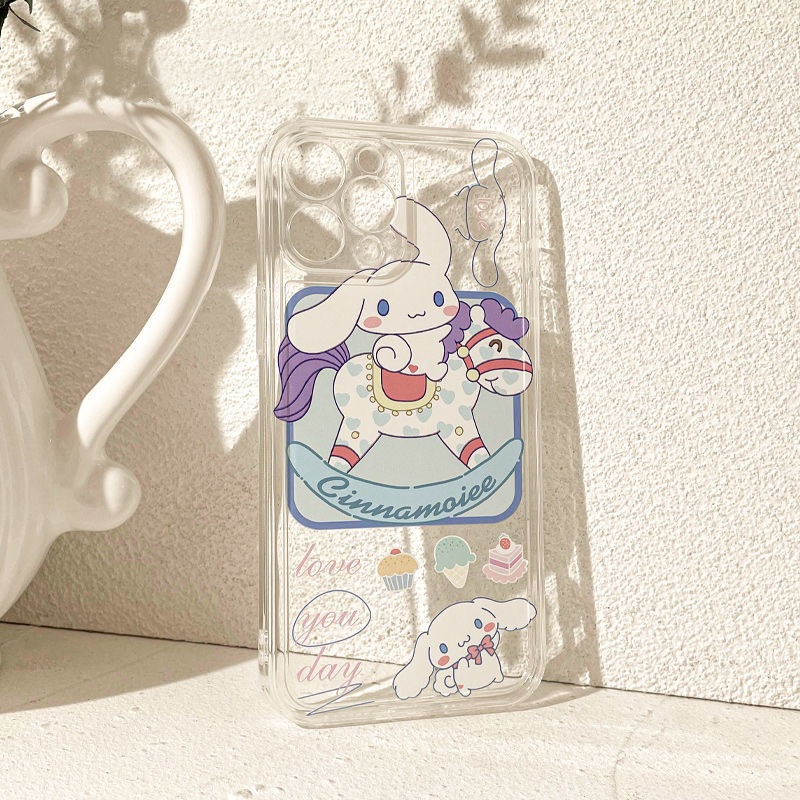 Ốp Điện Thoại Tpu Mềm Chống Sốc In Hình Cinnamoroll Cho iPhone 11 12 13 pro max XS X XR XSMax 7 8 6 6s plus SE 2020