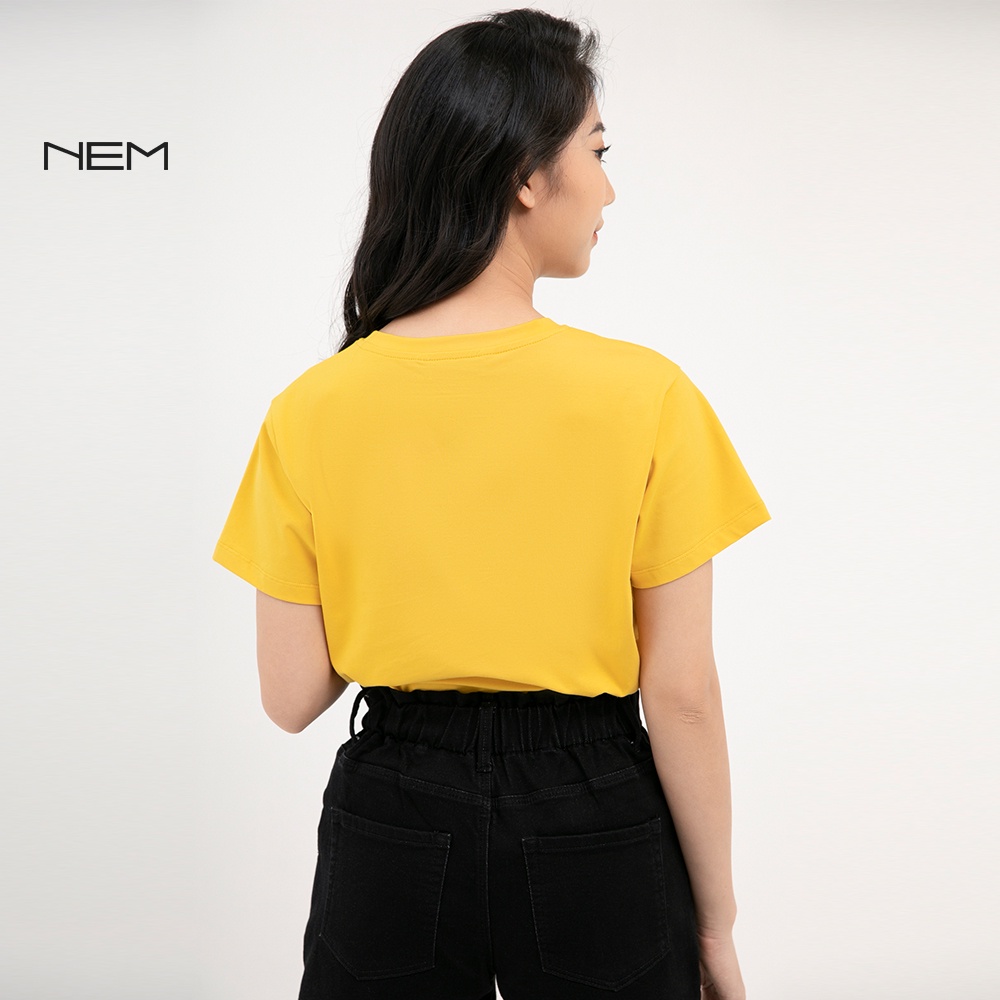 Áo phông nữ in họa tiết trẻ trung năng động NEM Fashion TS60882