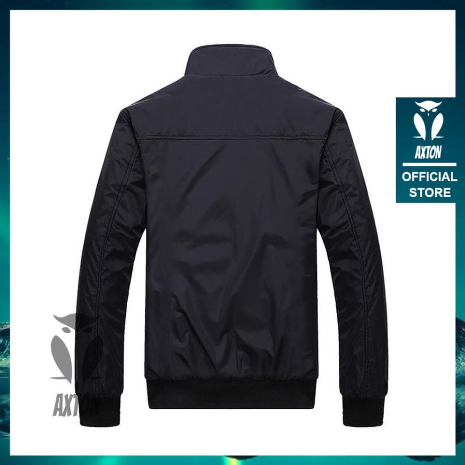 Áo gió dù nam AXTON RCK030 màu đen, xanh đen, xám, lông công