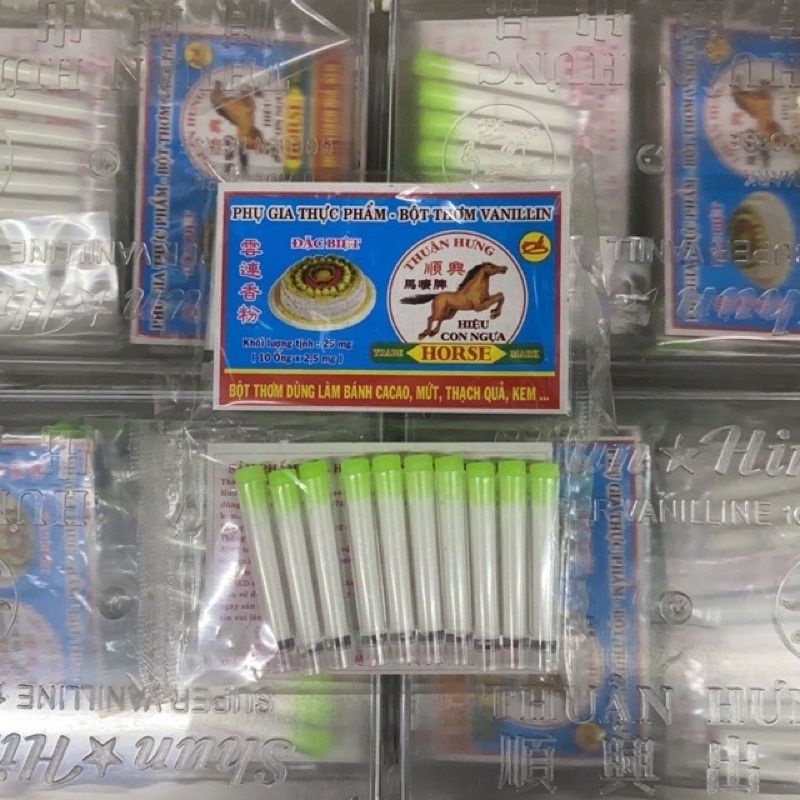 10 Ống Bột Vani Thơm