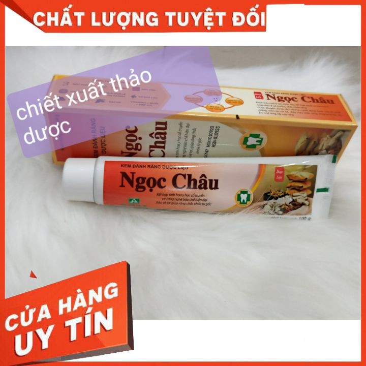 Kem Đánh Răng Dược Liệu Ngọc Châu 100G -170G FREESHIP  chiết suất từ thảo dược ,chăm sóc bảo vệ chuyên sâu , thơm mát