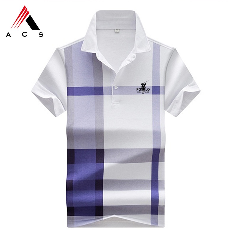 Thời trang MỚI Áo sơ mi Polo Nam Áo thun cổ ve bằng bông Trang trọng Văn phòng Công sở Thông thường Áo thun tay ngắn