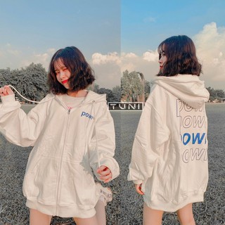 Áo khoác hoodie powr 3 màu unisex