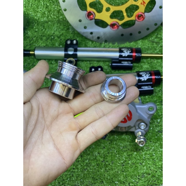 Cục canh bánh sau cho ex150 155 inox salaya