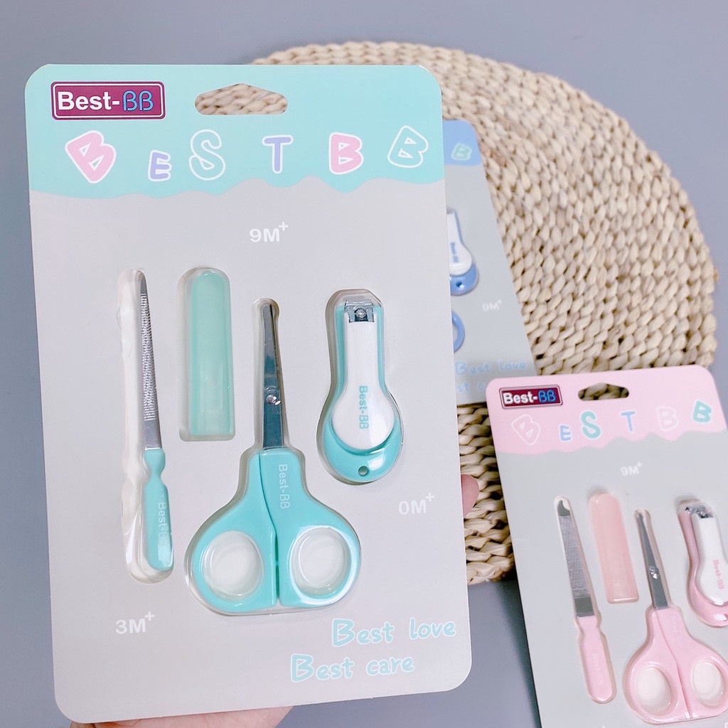 Bộ Bấm Móng Tay Đa Năng 3 Chi Tiết BEST BB, Bộ Bấm Móng Tay Cho Bé Từ Sơ Sinh, An Toàn Cà Dễ Sử Dụng