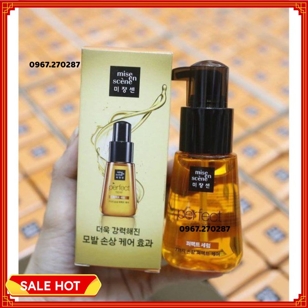 Serum Dưỡng Tóc dạng gel phục hồi hư tổn, dưỡng tóc chắc khỏe Mise En Scene Perfect Repair Hair Serum 70ml - Chuyên sỉ