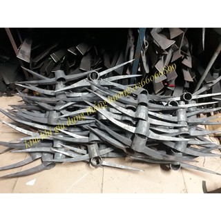 Cuốc chim 2 đầu nhọn nhíp xe 100%