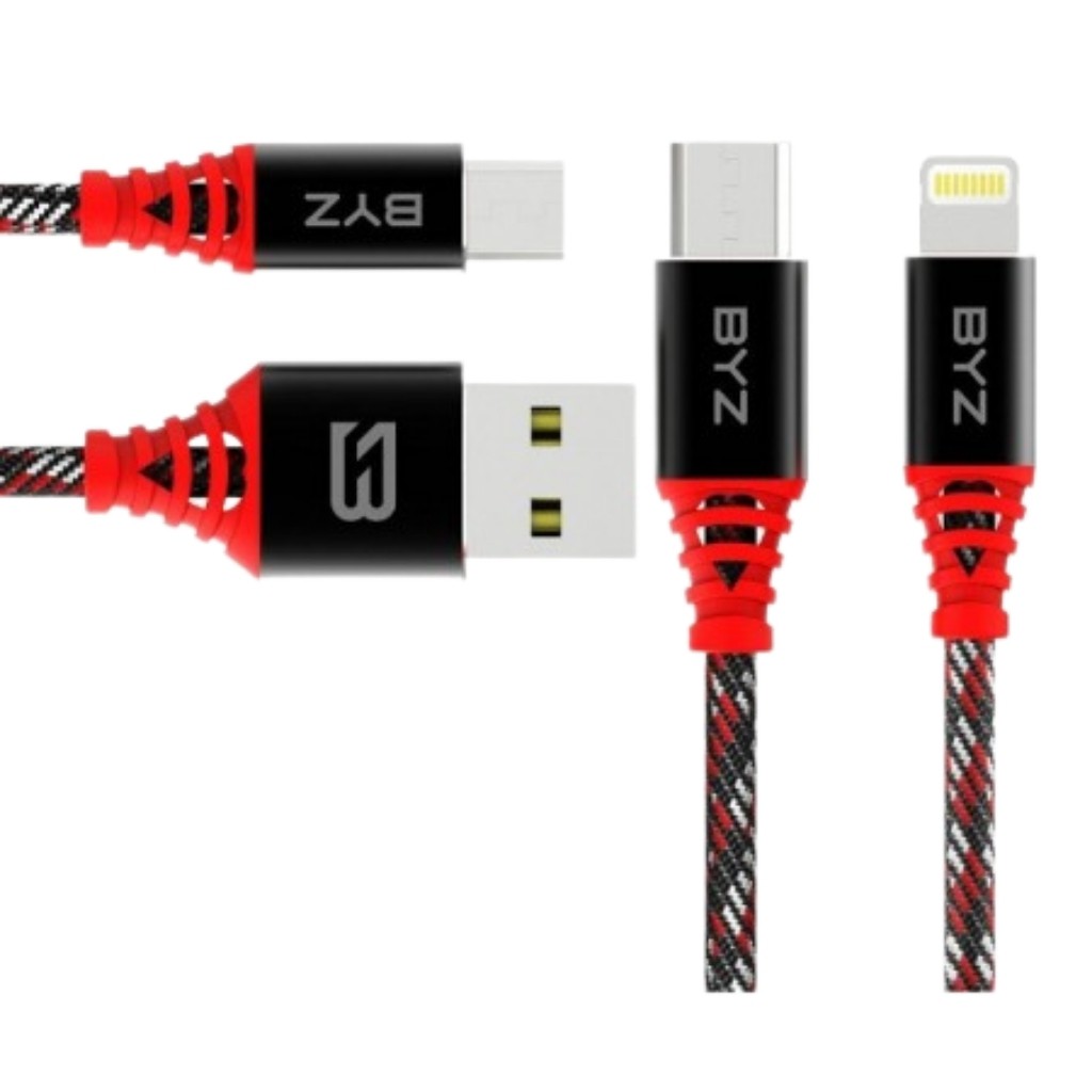 Dây Sạc Iphone,Samsung,Type C,Dây Dù Sạc Nhanh 2.4A Chiều Dài 1M Hàng Zin Chính Hãng Bảo Hành 12 Tháng 1 Đổi 1