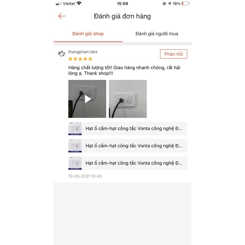 Hạt ổ cắm-hạt công tắc Vonta công nghệ Đức siêu tốt