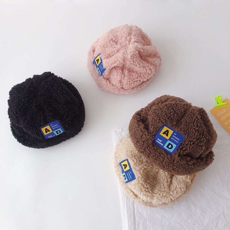 Nón len giữ ấm phong cách hip hop cho bé