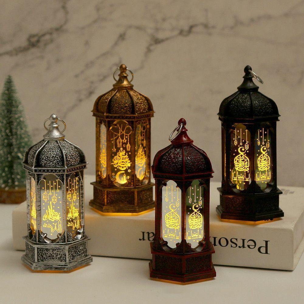YIYU 1 Đèn LED Hình Cây Nến Phong Cách Ramadan Cổ Điển Lãng Mạn Dùng Trang Trí Nhà Cửa