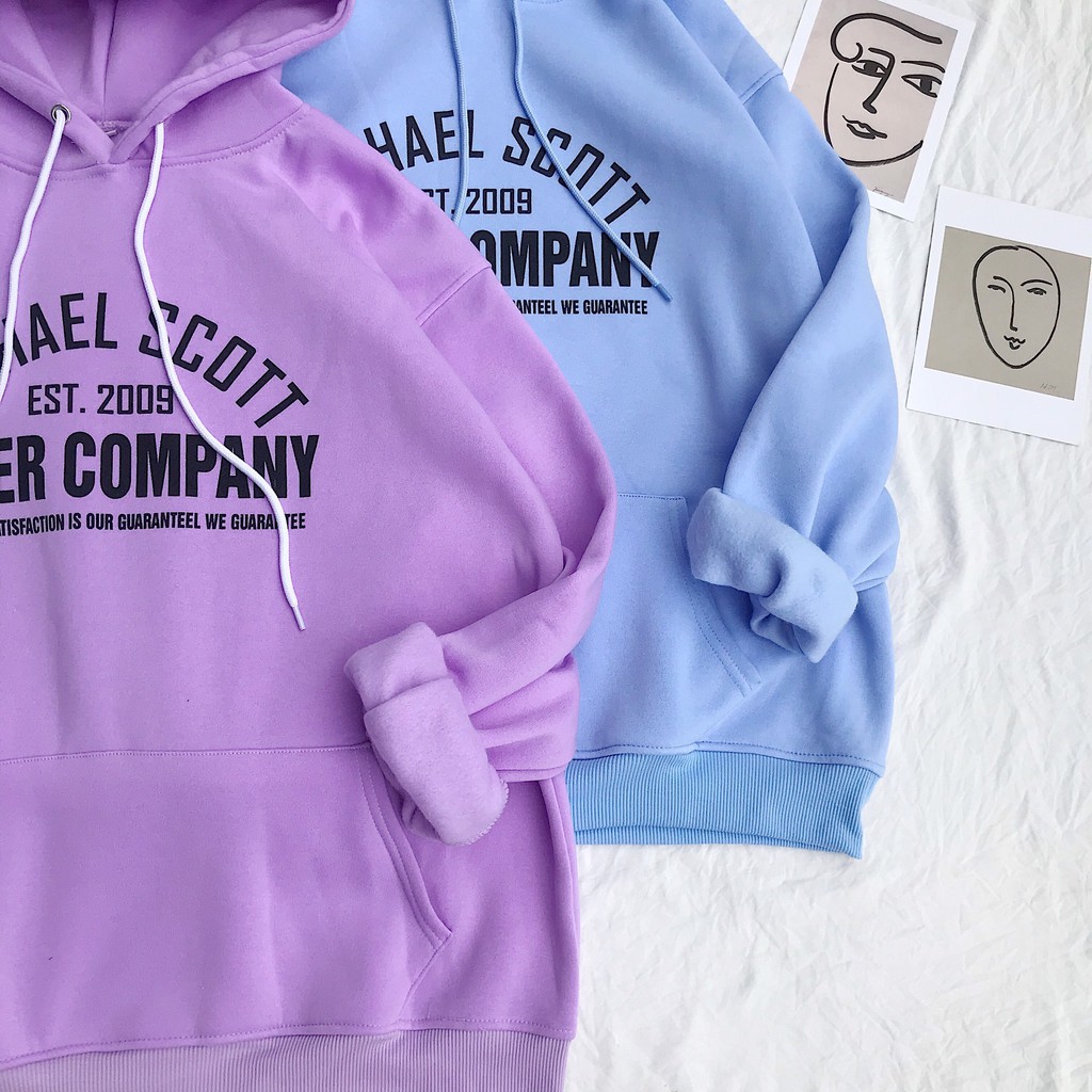 Áo Hoodie NQ30 Nỉ Bông Company Nam Nữ Unisex