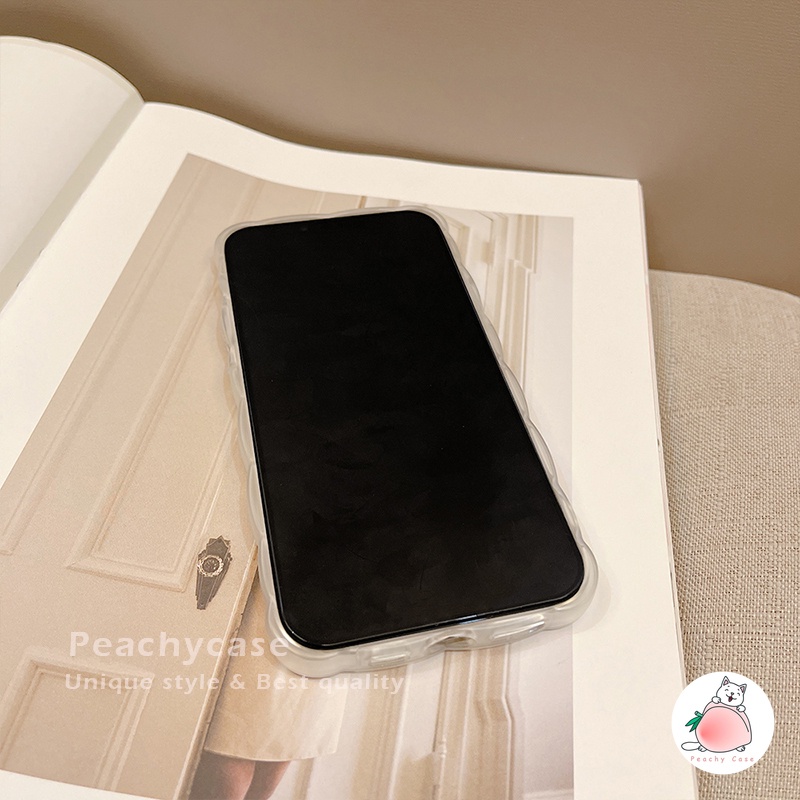Ốp Điện Thoại TPU Mềm Trong Suốt Viền Gợn Sóng Hình Bướm Cho iPhone 13 Mini 12 Pro Max 11 Xr Xs Max X 7 8 Plus 12Mini