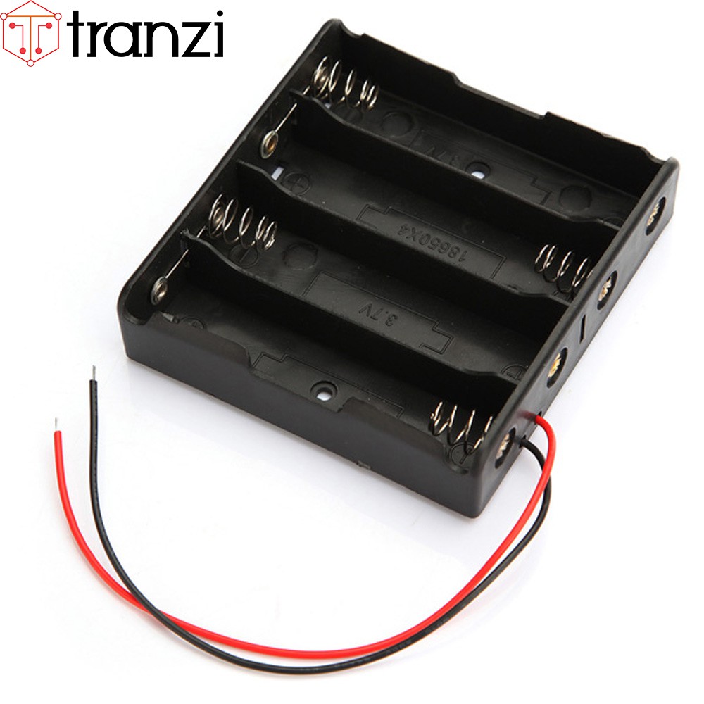 Hộp đế pin 18650 4 cell không nắp