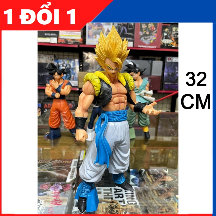 Mô hình Dragon Ball Gogeta cao 32cm cực ngầu, cực chi tiết, mô hình 7 viên ngọc rồng Vegeta x Goku