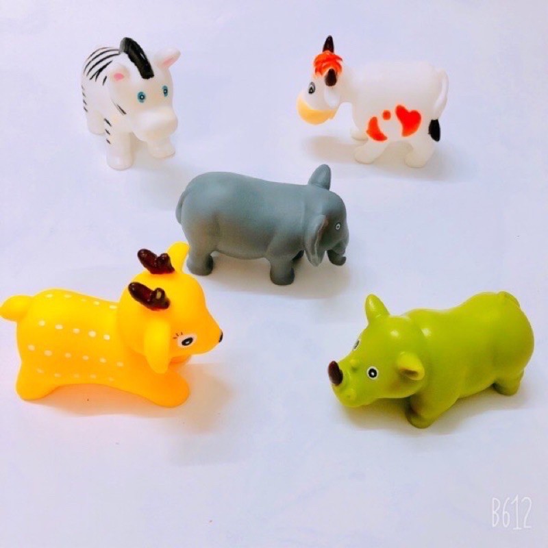 Đồ Chơi Nhà Tắm Hình Con Vật Dễ Thương Bóp Kêu Vui Tai Dành Cho Bé