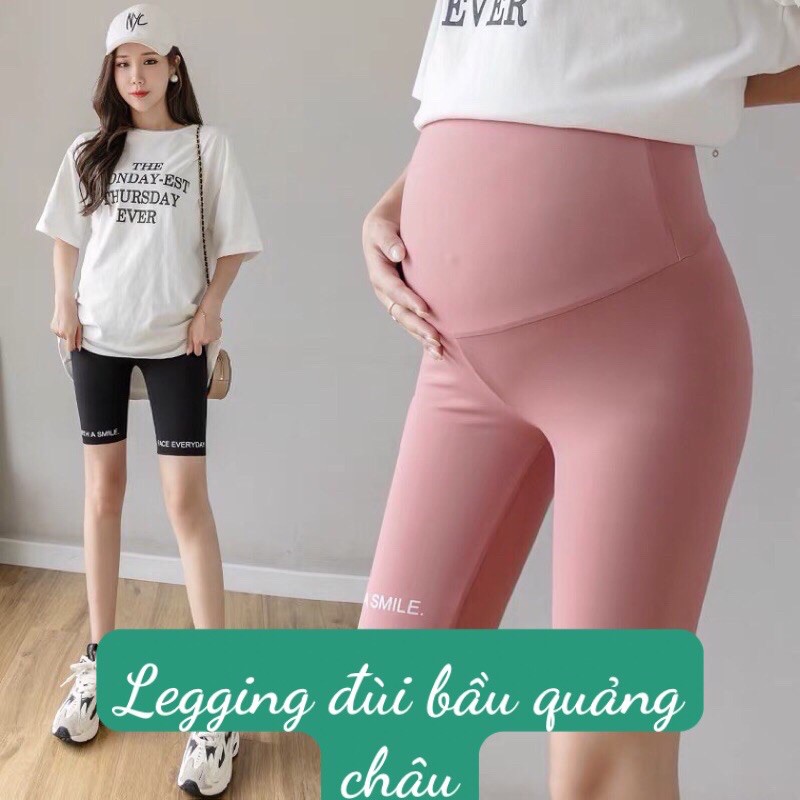 quần legging ngố bầu chất cotton đúc đẹp mát mặc hè hợp thời trang hàng quảng châu cao cấp ✅sẵn hàng ✅