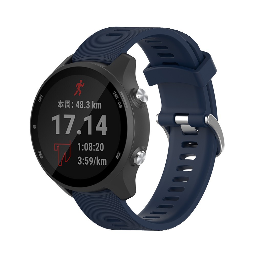 Dây đeo đồng hồ bằng silicon kiểu dáng gồ ghề thay thế cho Garmin Forerunner 245/245m/645/645music/Huami Amazfit Bip/gts