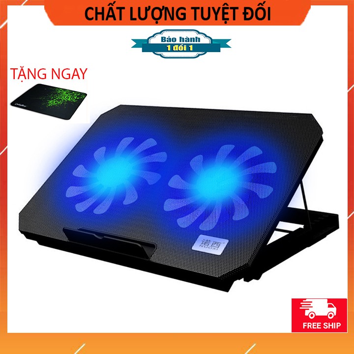 [BẢO HÀNH] Đế giá đỡ quạt tản hút nhiệt laptop máy tính bền tốt - quạt tản nhiệt to chạy êm làm mát cực nhanh