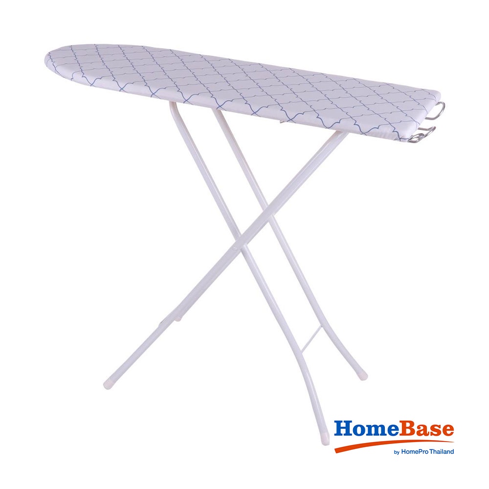 HomeBase PLIM Bàn để ủi quần áo 6 độ cao mặt bàn gỗ Thái Lan W110xH80xD38.5 cm