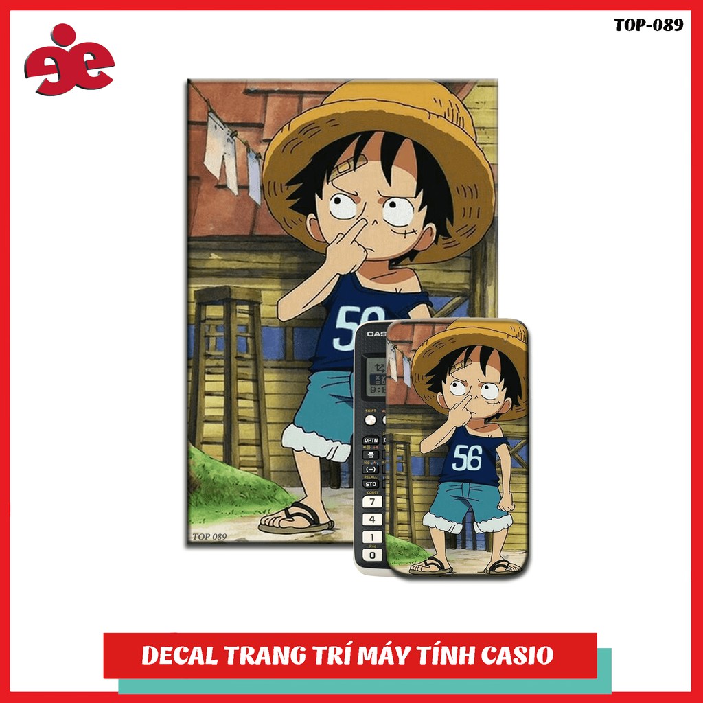 Decal máy tính Casio One Piece 089