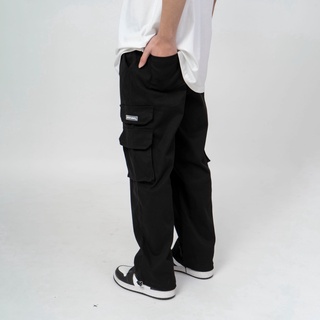 Quần Baggy Kaki Túi Hộp N7 Newseven Cargo Pants ống loe bó chun basic giới tính form rộng Local Brand P03