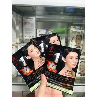 Dầu gội phủ bạc Đen - Nâu Shihi gói 30ml
