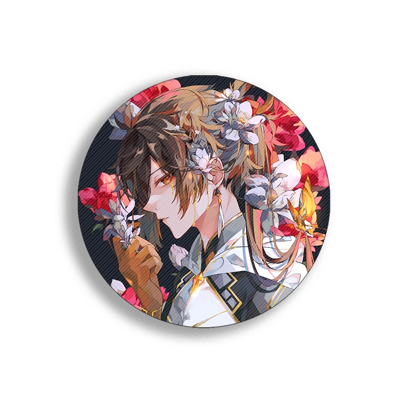 Huy Hiệu Cài Áo Hình Nhân Vật Anime Thoracic Walnut