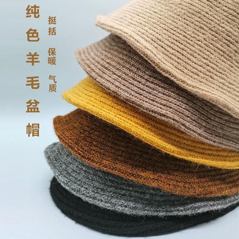 Mũ Len Vành Tròn Phong Cách Hàn Quốc Thời Trang Thu Đông