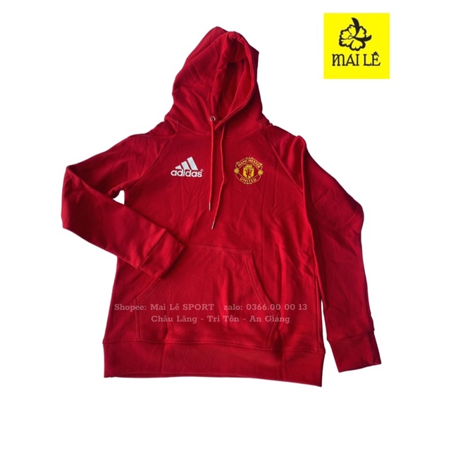 Áo khoát bóng đá thể thao nam manchester unated mu đỏ teamview 2022 mai lê beck sport giữ ấm chui đầu hoodie cr7