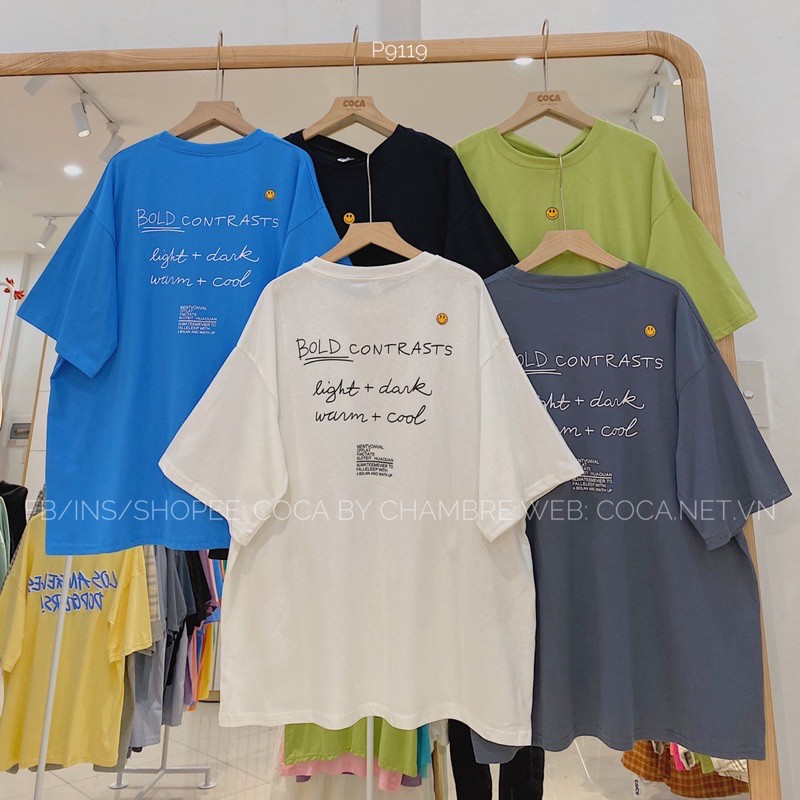 [Mã WASKT304 giảm 15% tối đa 30K đơn 99K] [P9119]🥑 Áo thun áo phông unisex CONTR (Có sẵn/ảnh thật)