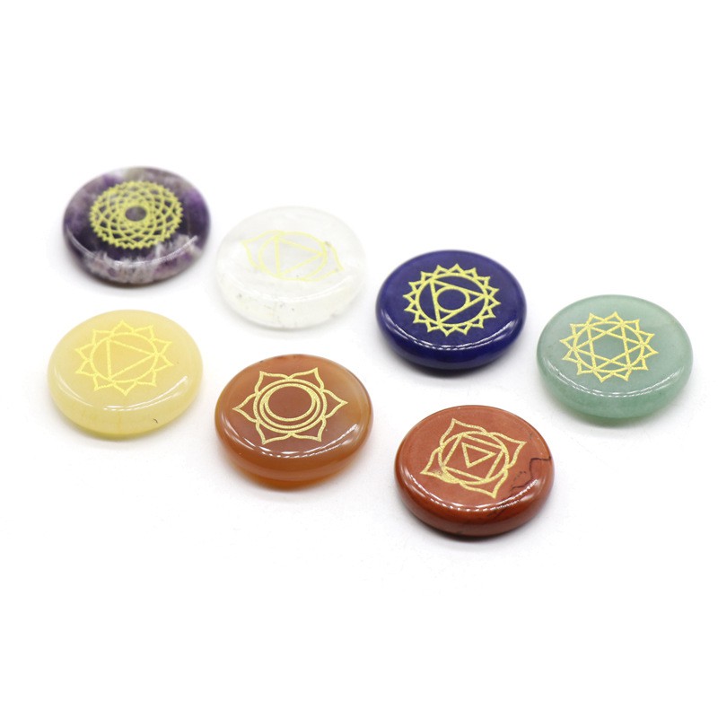 Set 7 Viên Đá Chakra Phong Thủy