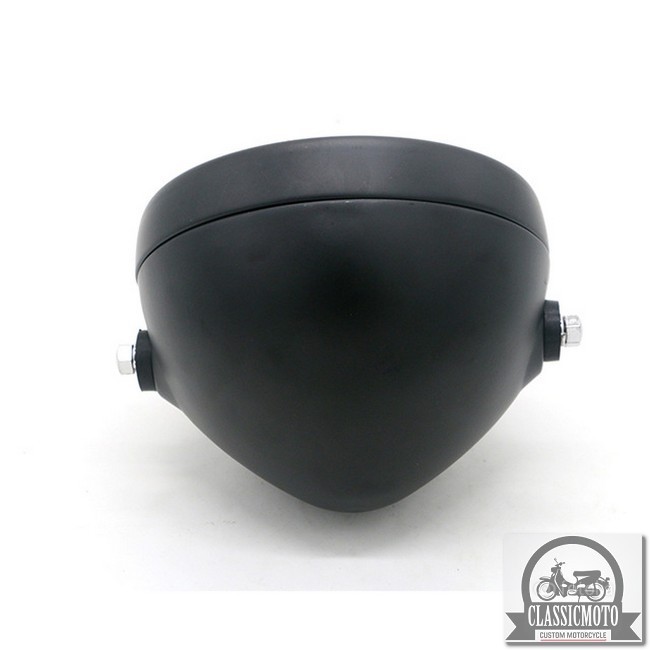 ĐÈN PHA XE MÁY ĐỘ CLASSIC - Đèn pha led viền xanh độ Cafe Racer Tracker CG125 SU GN125 Win