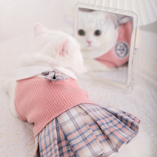 Đầm jk đầm xòe công chúa jk ấm áp mùa xuân cho thú cưng chó mèo cưng bichon schnauzer