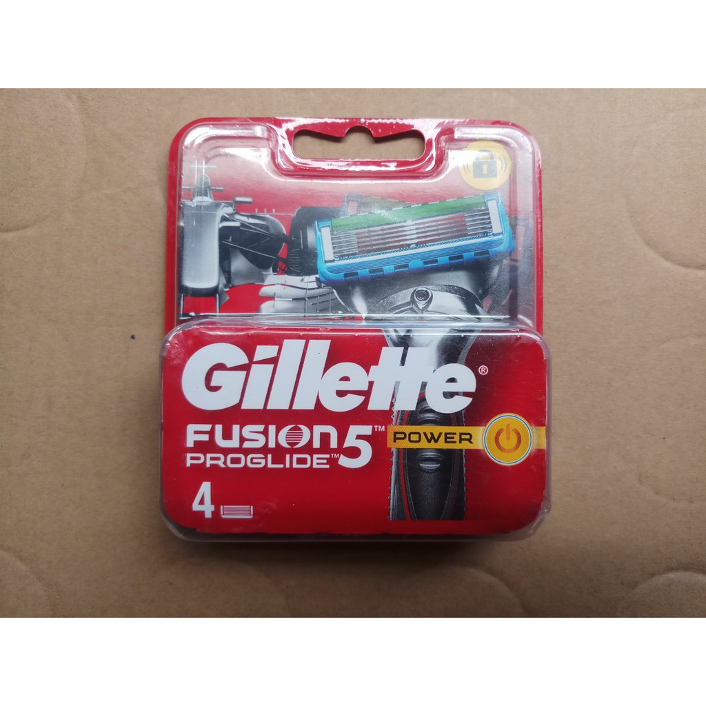 Hộp 4  lưỡi dao cạo râu Gillette Fusion Proshield/Fusion Proglide/Gillette Fusion