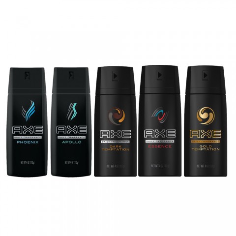Bộ 5 chai xịt khử mùi toàn thân AXE 150ml (5 Chai)