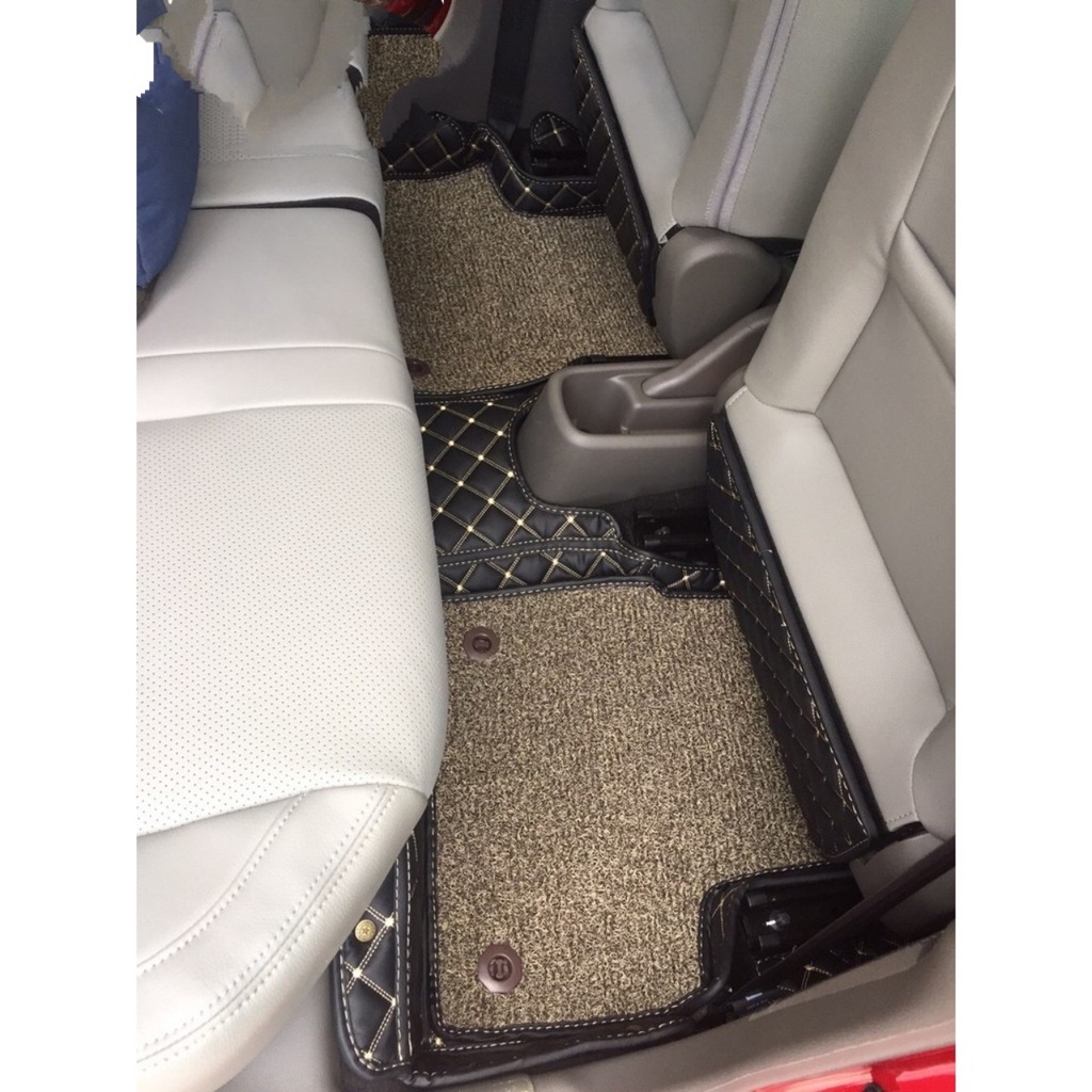 Thảm lót sàn 5D, 6D da PU cao cấp cho xe Kia Morning 08-21, chống nước, không mùi, phủ kín 90% sàn xe