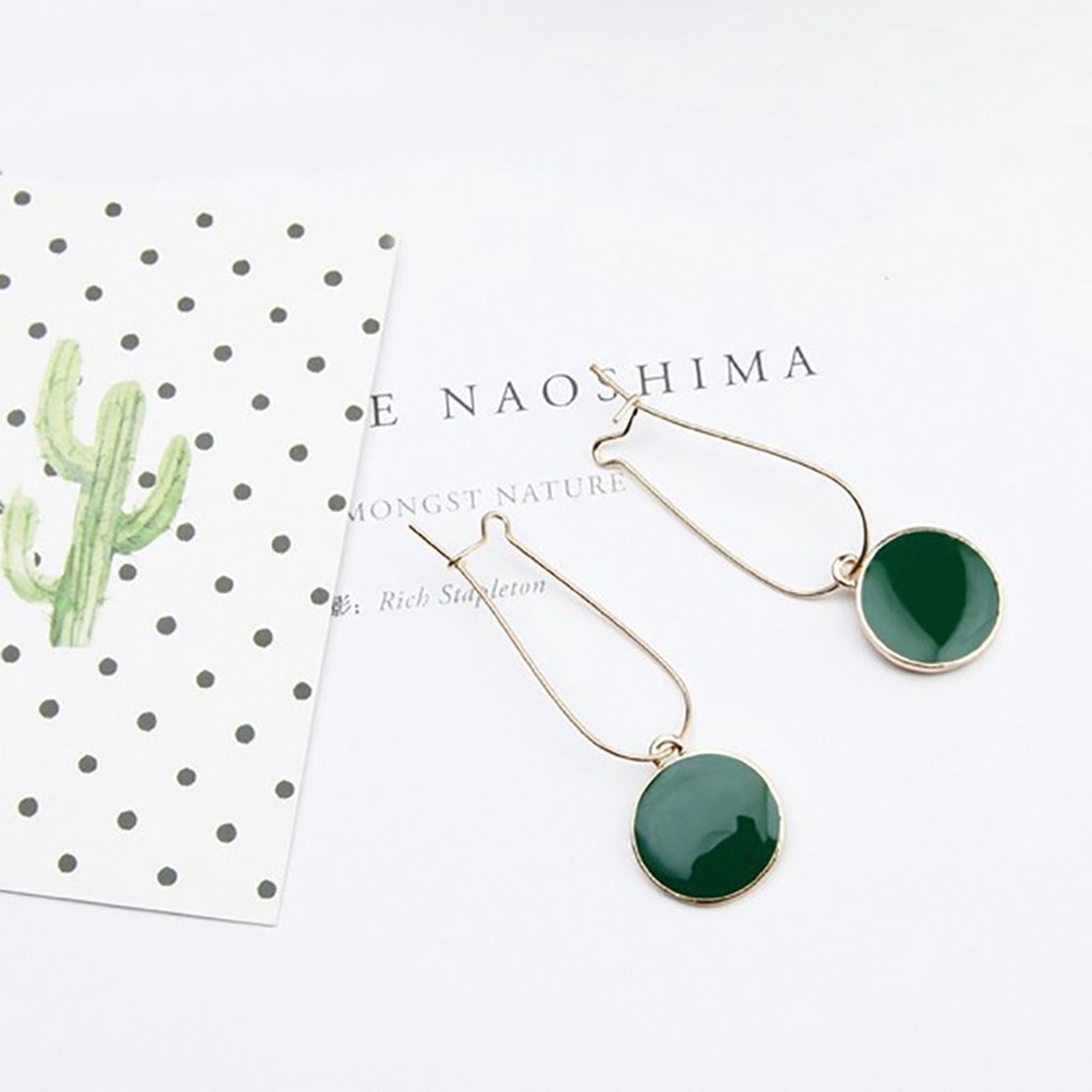 Khuyên tai nữ trang dáng dài tạo hình độc đáo xinh xắn