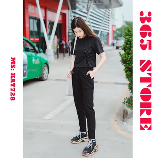 Quần kaki xuông sắn gấu KAT728