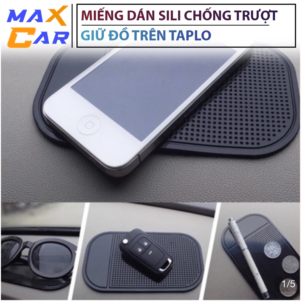 Miếng dán silicon chống trượt để giữ điện thoại trên xe hơi