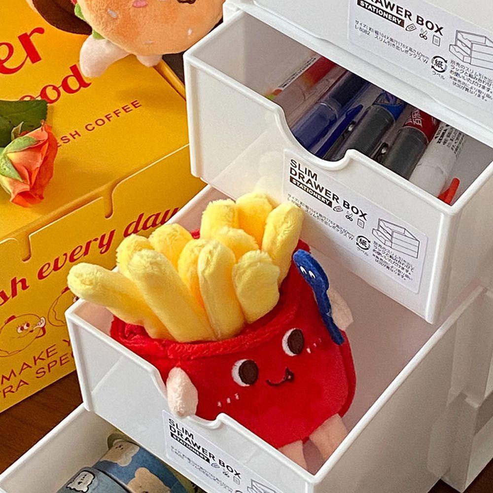 Móc Khóa Hình Bánh Hamburger Nhồi Bông Dễ Thương