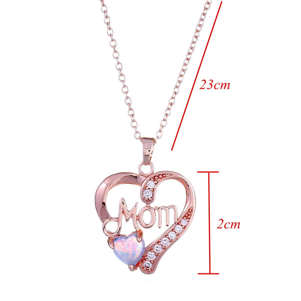 Vòng cổ Mặt Đá Opal Làm Quà Tặng Ngày Của Mẹ