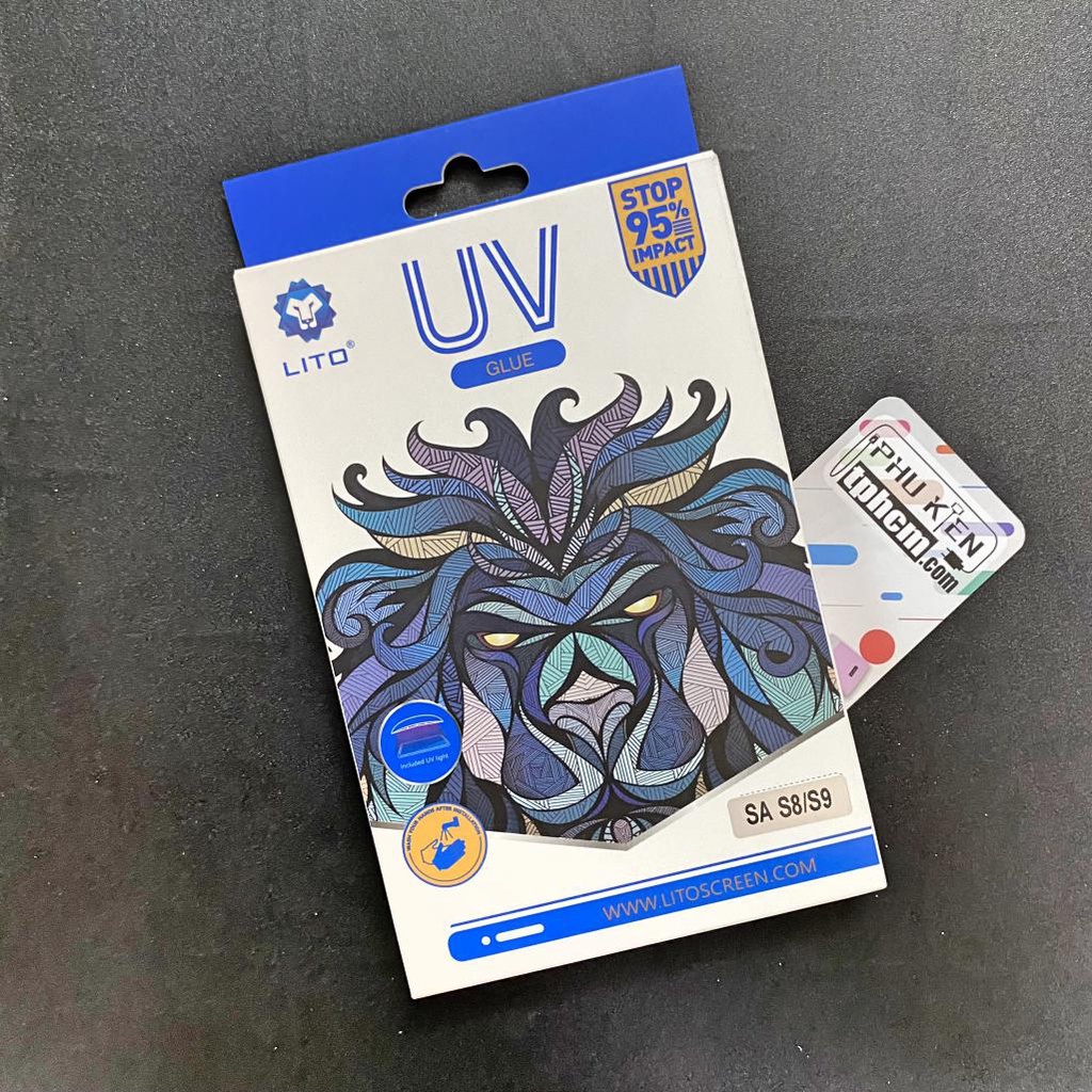 Dán Cường Lực UV Full Màn Hình Hiệu Lito Samsung S8 - S9