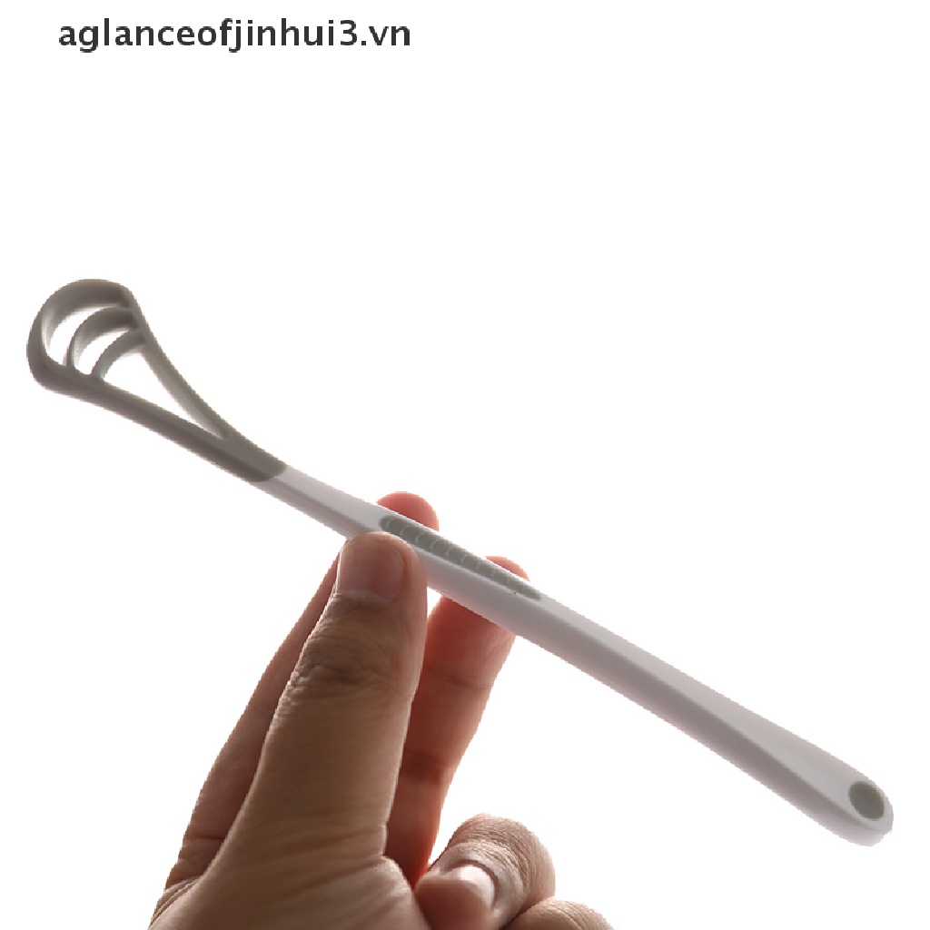* * Afhvn * * Dụng Cụ Nạo Lưỡi Cầm Tay Giữ Tươi Mát Đánh Răng.