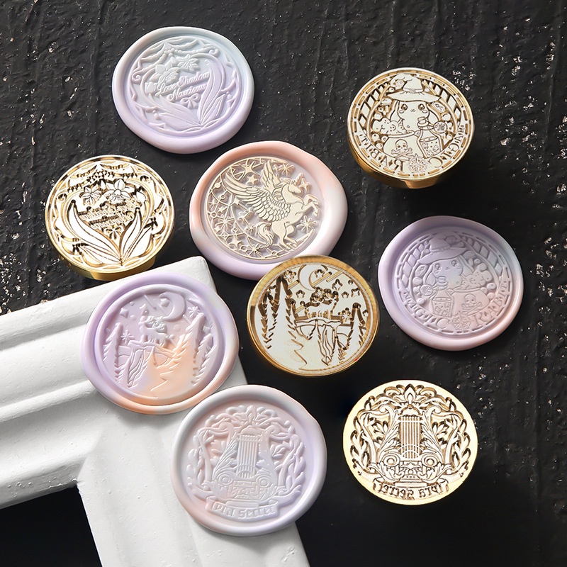 January Đầu Con Dấu Bằng Đồng Phong Cách Châu Âu Se