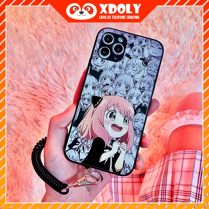 Ốp Điện Thoại Kính Cường Lực Hình anime Cho iphone 15promax 15 max 11pro 13pro 12 78plus xs max 6splus xr xs x se2020