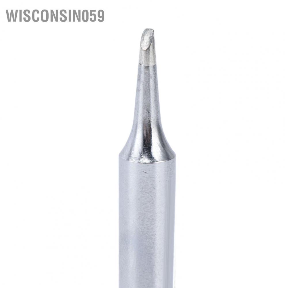 Wisconsin059 5PCS Soldering Iron Tip Internal Heating Constant Temperature Copper Electric Welding Heads