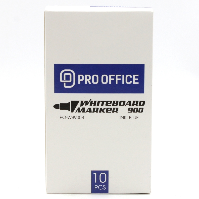 Hộp Bút Lông Bảng PO-WB900 - Mực Xanh - PRO-OFFICE