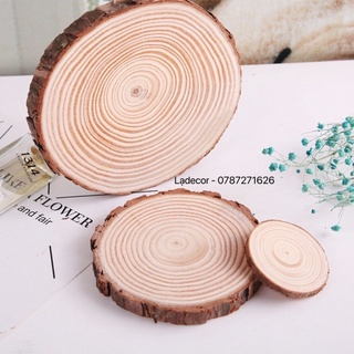 Miếng gỗ tự nhiên,miếng gỗ size to decor bánh, trang trí tiệc