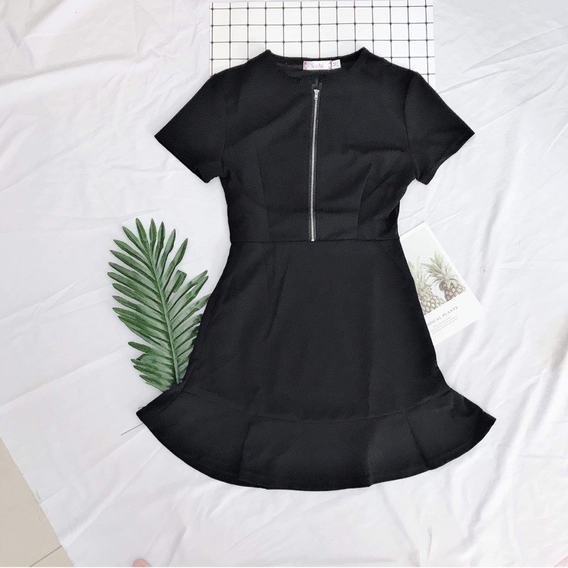 Váy Đầm Đuôi Cá, Váy Nữ Khóa Ngực Hàng Quảng Châu Hot Hit